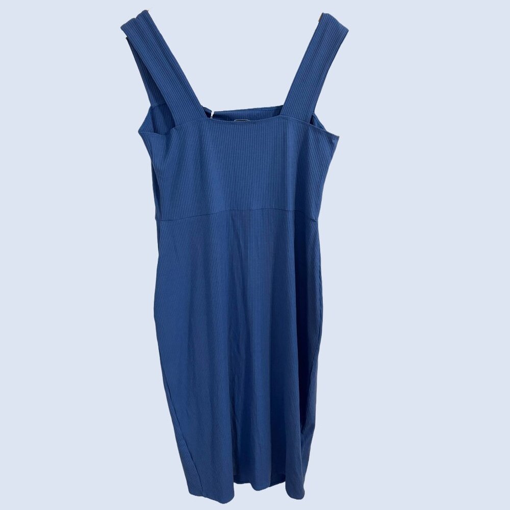 Reformation Square Neckline Midi Length Dress